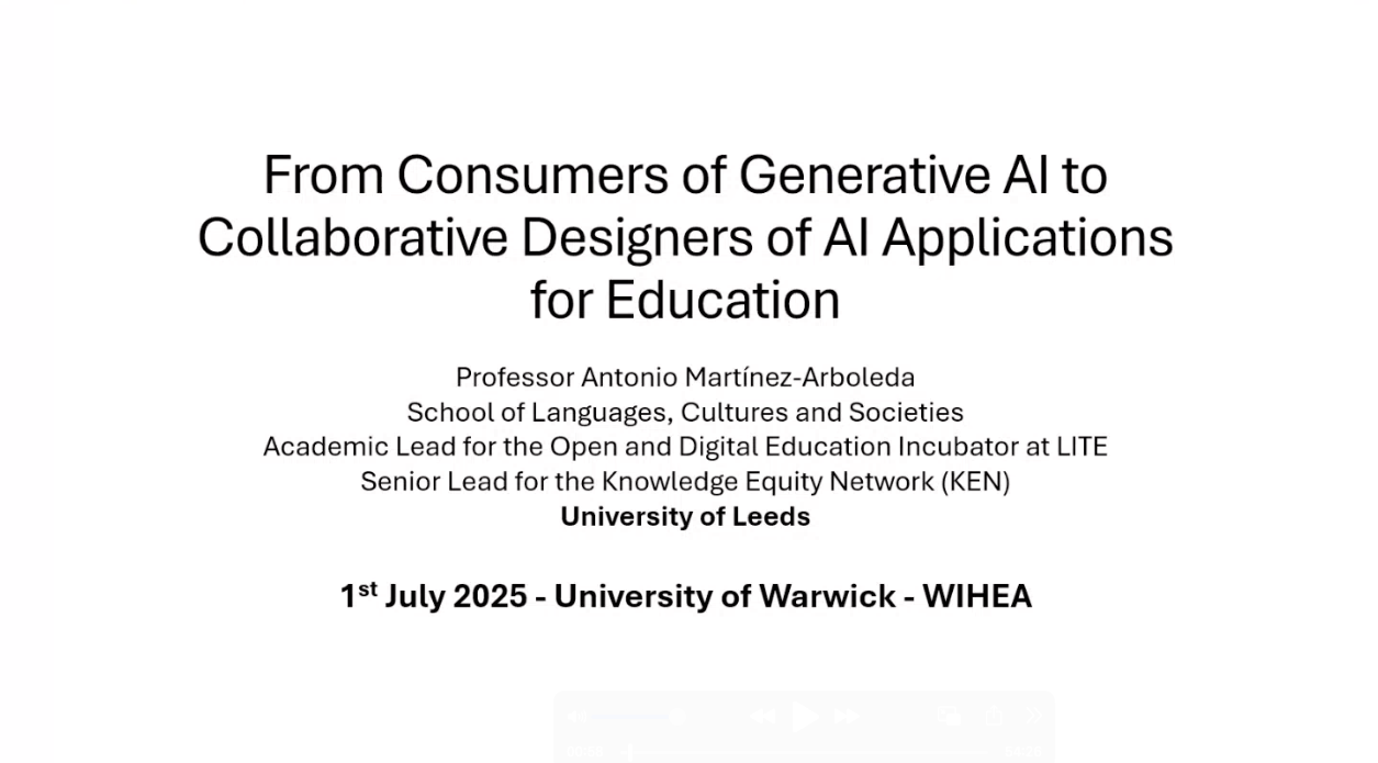 Antonio Martinez-Arboleda presentation cover page